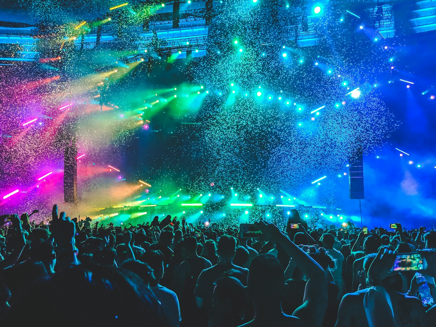 Festival com luzes